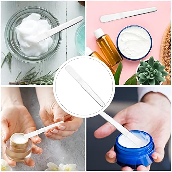 DOITOOL STAINLESS STEEL SPOON FACE MASK APPLICATOR FACE SPATULA SKINCARE SPATULA FACIAL CREAM SPOON MAKEUP PICK SPOONS FACIAL MASK SCOOP BEAUTY MOISTURIZING TRAVEL MAKEUP TOOLS - Image 4